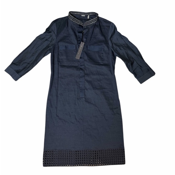 Elie Tahari Austin Dress  Size 6  Navy Blue  NWT  $348 MSRP -  mordernwear.com